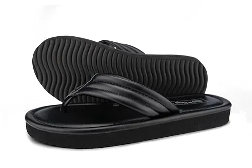 Damen Sandalen Fauna*flip, Schwarz, Größe 41 EU - Elegante Damen Sandalen aus weichem, veganem Leder. Ideal für den Sommer, bieten sie ultimativen Tragekomfort und eine stilvolle Ergänzung für jedes Outfit.