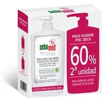 Emulsion Ohne Seife Badegel Mit Olivenöl Duo 2 X 750 ml von sebamed