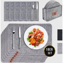 Tischsets Grau von Ecomladen