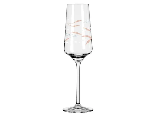 Ritzenhoff Sektglas Sparkle Proseccoglas F23 #10, Kristallglas, 7,3 x 7,3 x 26,6 cm