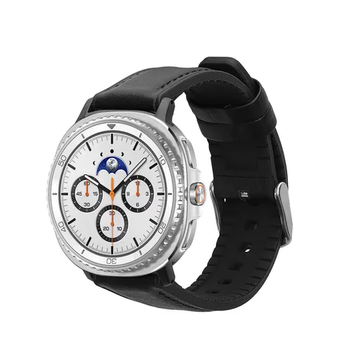 Leder Uhrenarmband für Samsung Galaxy Watch 8 Galaxy Galaxy Watch 8 Classic 46mm