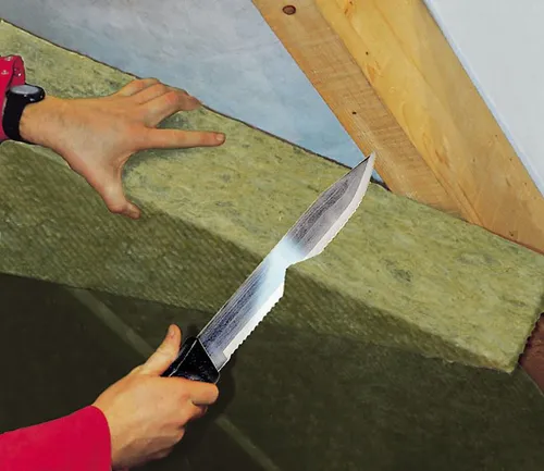 Rockwool Dämmstoffmesser Klinge 30 cm mit Wellenschliff