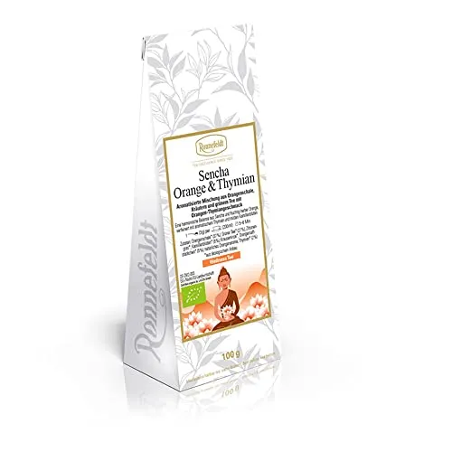 Ronnefeldt - Sencha Orange & Thymian - Bio - Wellness Tee - 75g, Menge:1 Stück