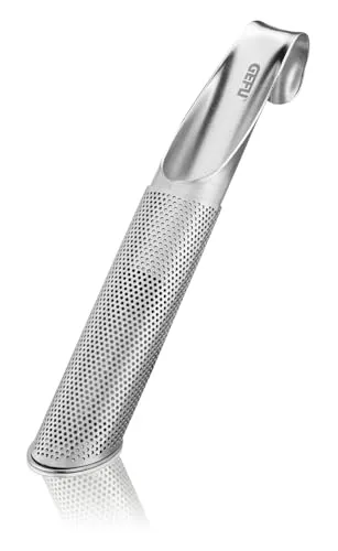 GEFU T‑STICK Teefilter | Hochschiebbares Sieb, Feinlochung & Stabiler Halt | Für losen Tee, Kräuter & Gewürze | Spülmaschinengeeignet