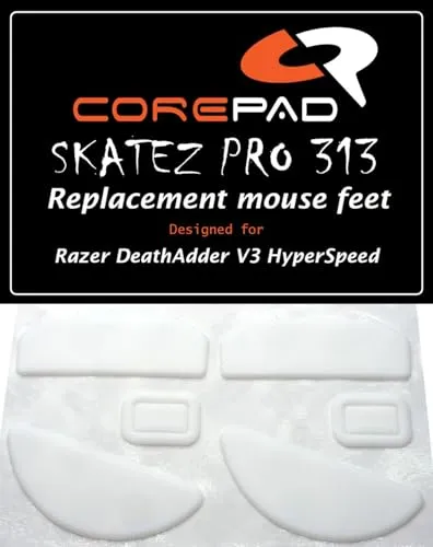 Corepad Skatez PRO 313 Ersatz Mausfüße kompatibel mit Razer DeathAdder V3 HyperSpeed