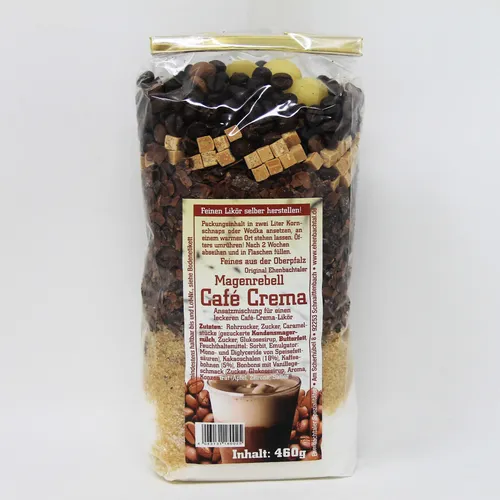 Magenrebell Cafe Crema Likör Ansatzmischung für Kräuterlikör 460g