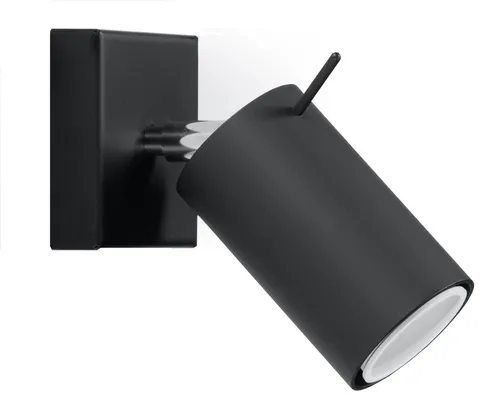 Wandlampe Metall verstellbar Schwarz GU10 Modern