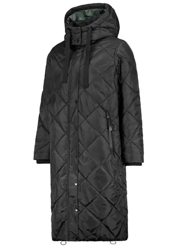 Sublevel Damen Steppmantel Black - D51160X44525A4-S - Länger geschnittener Steppmantel mit abnehmbarer Kapuze. Hergestellt aus hochwertigen, wärmenden Materialien für besten Tragekomfort. Ideal für aktive Freizeitgestaltung und den Alltag.