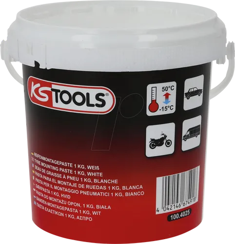 KS 100.4025 - Reifenmontagepaste 1 kg, weiß