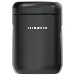 Siegwerk Küchen Vorratsdose CUBO - M - 1,25 l - night echo - schwarz - Die elegante CUBO Vorratsdose von Siegwerk in der Farbe Night Echo fasst 1,25 l und ist ideal für die stilvolle Aufbewahrung trockener Lebensmittel. Mit praktischen Griffmulden und modernem Design perfekt für jede Küche.