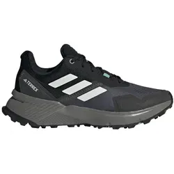 adidas Terrex Soulstride Trailschuh Damen - Schwarz, Weiß, Größe 40 - Laufschuhe für Trailrunning und Straße, mit atmungsaktivem Mesh-Obermaterial, dämpfender Mittelsohle und hervorragendem Grip dank Traxion-Außensohle.