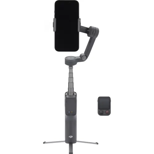 DJI Osmo Mobile 8P Gimbal schwarz - Flexibler 3-Achsen Gimbal für Smartphones, ideal für stabile Panoramaaufnahmen und aktive Verfolgung. Kompakt und leicht für den einfachen Transport, perfekt für kreative Videos.