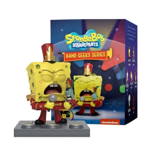 Mighty Jaxx Spongebob Squarepants Band Geek | Überraschungsbox-Sammelfigur | EIN zufälliges Zeichen