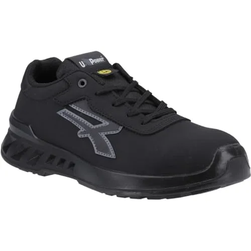 U-power Werkschoenen S3 Thomas Zwart - Maat 43 - Leichte Sicherheitshalbschuhe mit atmungsaktiver Membrane und durchtrittsicherer Zwischensohle, ideal für komfortables Arbeiten.