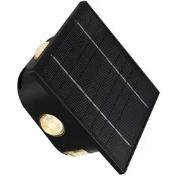 Moderne Solarlampe schwarz