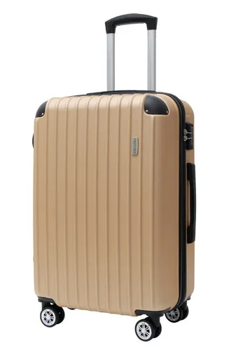 Frentree Hartschalen-Trolley Reisekoffer mit TSA-Schloss, Koffer in 3 Größen (Handgepäck, L, XL), hochfeste ABS-Hartschale, 4 Doppel-Leichtlauf-Räder 360° drehbar