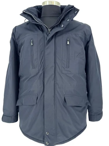 Wellensteyn Allwetterjacke Golfjacke-Winter Dunkelblau - Funktionsjacke aus PolyAirLite, wetterfest und atmungsaktiv – ideal für kalte Tage mit praktischem Taschenangebot und abnehmbarer Kapuze.