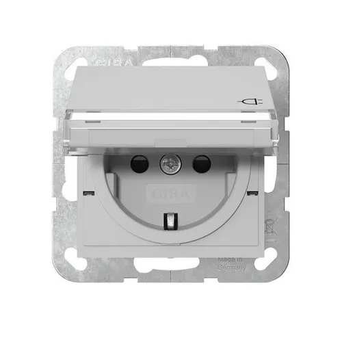 Gira SCHUKO-Steckdose grau 4557015 in grau von Gira SCHUKO-Steckdose Steckdosen