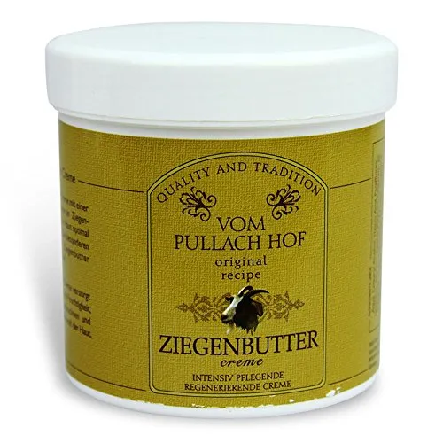 Ziegenbutter Creme 250 ml - Intensiv pflegend - Cremes & Balsame, hochkonzentrierte Ziegenbutter für optimale Feuchtigkeit und verbesserte Hautspannkraft.