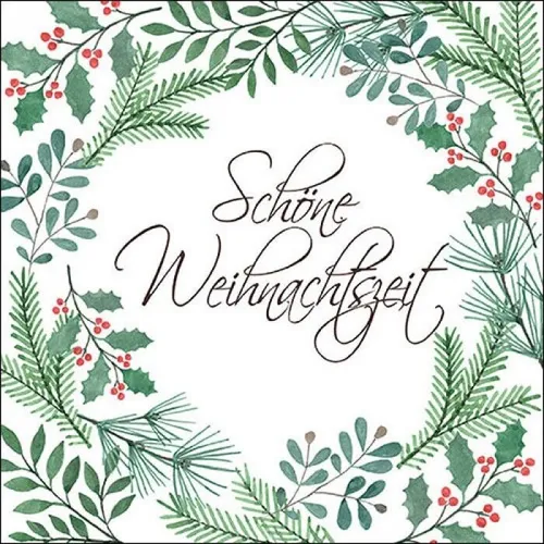 Lunch Servietten 33x33 cm Schöne Weihnachtszeit Advent von Ambiente 20 x