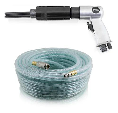 Bituxx Druckluft Nadelentroster-Aufsatz mit 10m Schlauch und Nadelkopf