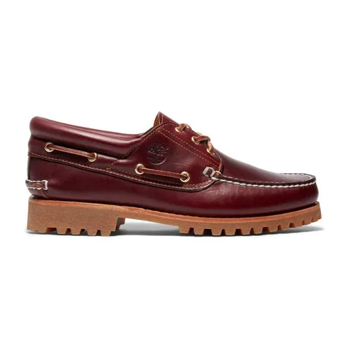 Timberland Mens Boat Shoe burgundy 10 Wide Fit von Timberland