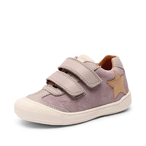 Bisgaard Jennifer Lavender Sneaker EU 32 - Sneaker für Kinder aus robustem Leder, ideal für aktive Tage. Mit praktischem Klettverschluss für einfaches An- und Ausziehen.