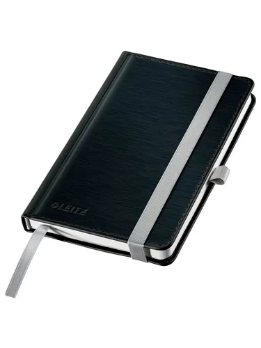 Leitz Style Notizbuch A6 kariert, Hardcover, Schwarz