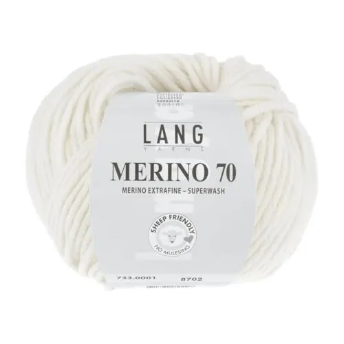Lang Yarns Merino 70 - 0001 weiß