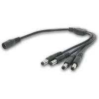 world-trading-net DC-Kabel Verteiler 4-fach 4x Stecker 55x21mm