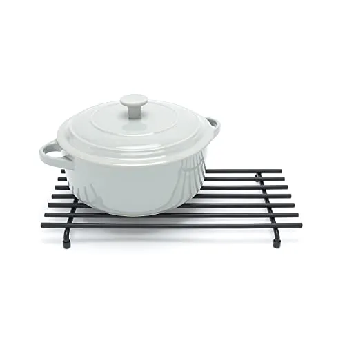 simplywire – Untersetzer – Hitzebeständig – Küchenarbeitsplattenschutz – Groß – Schwarz