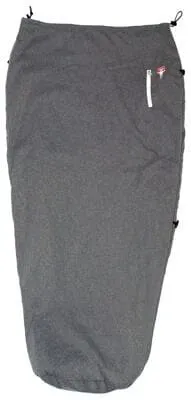 Grüezi-Bag Fußwärmer, beheizbar, 130cm, grau