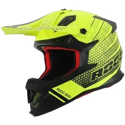 Rocc 800 Motocross Helm, schwarz-gelb, Größe L von Rocc