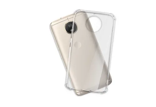 mtb more energy Smartphone-Hülle Clear Armor Case für Motorola Moto G5S, Transparente TPU Schutzhülle Case Backcover mit Anti-Shock Verstärkung
