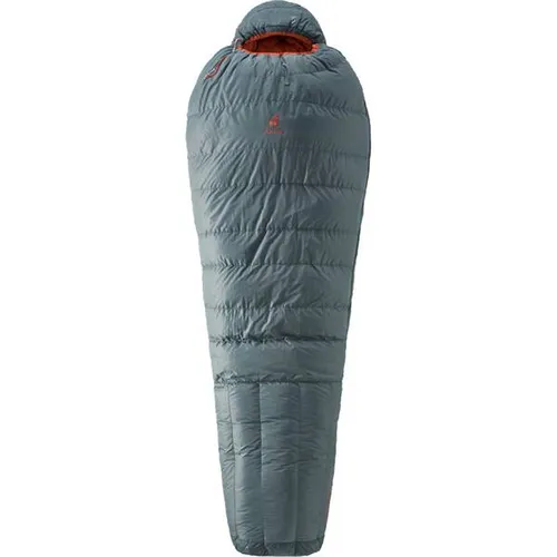 Deuter Astro Pro 600 teal-paprika - Hochwertiger Daunenschlafsack für Alpinisten, mit Thermo Stretch Innenhülle und dreidimensionaler Fußbox für optimale Wärmeisolierung und Komfort. Ideal für Zelt und Freiluftübernachtungen.
