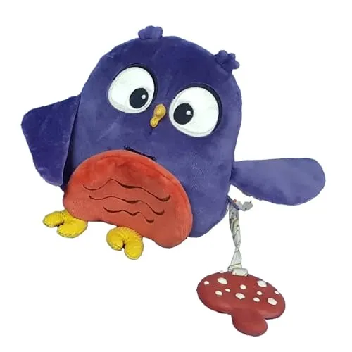 Aktivspielzeug Eule - Greifspielzeug mit Beißfigur Pilz