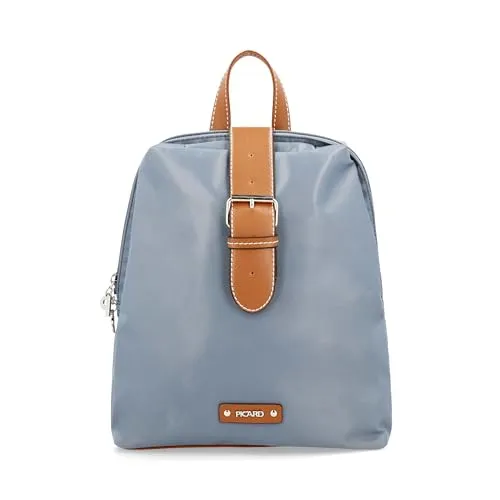Picard Freizeitrucksack Sonja - Stilvoller Rucksack aus Nylon - Freizeitrucksack mit Hauptfach und Lederschnallenverschluss, ideal für Ausflüge und den Alltag, bietet praktischen Stauraum und verstellbare Ledergurte.