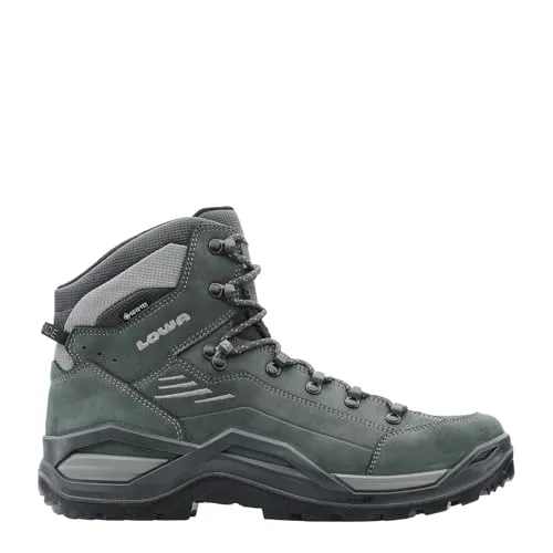 Lowa Wanderstiefel grau 48,5 EU - Hochwertige Wanderstiefel in Größe 48,5 EU, grau. Ideal für Outdoor-Abenteuer mit robustem Nubukleder und GORE-TEX-Futter für optimalen Tragekomfort und Langlebigkeit.