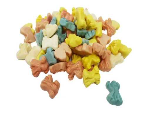 Fruchtgummi Bären & Co. Süßigkeit, Fruchtgummi Geister fluffig mit Erdbeer Sahne Geschmack 175g