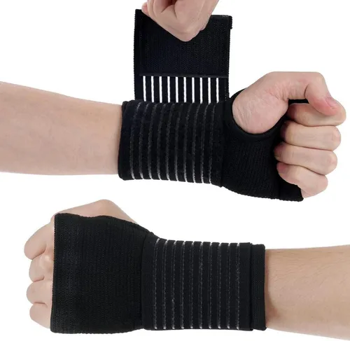 Handgelenkbandage Handgelenkstütze für Sport - Atmungsaktiv 2 Stück - Praktische Handgelenkbandagen für Sportler, die durch ihre atmungsaktive Materialqualität hohen Tragekomfort bieten. Ideal zur Unterstützung der Gelenke beim Training.