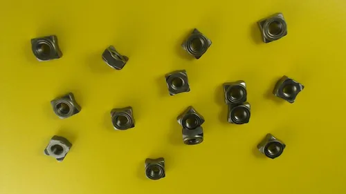 15X M8 Vierkant Schweißmuttern Stahl DIN 928 Anschweißmuttern