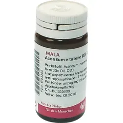 Aconitum E tubere D 20 Globuli 20 g