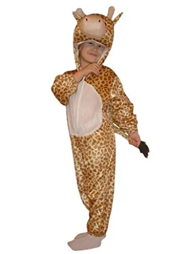 Ikumaal Giraffen-Kostüm, J24 122-128, für Kind-er, Giraffe ZOO Safari Wild-Tier Kostüm-e Fasching Karneval Kleinkinder-Karnevalskostüme Kinder-Faschingskostüme