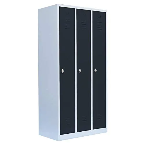 Produktbild Steelboxx Spind Lüllmann® Garderobenschrank, 3 Abteile
