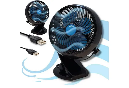 Starlyf® Mini Akku Ventilator in schwarz von Starlyf