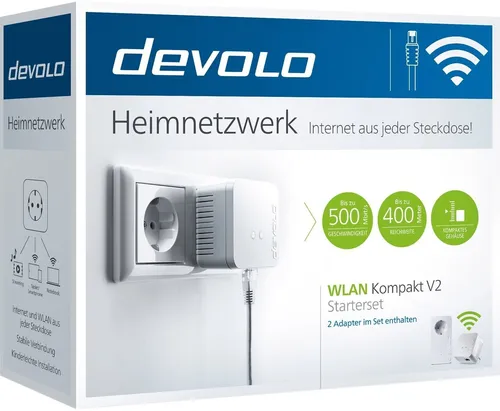 Produktbild devolo WLAN Kompakt V2 Starterset (8617)