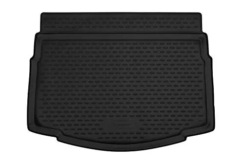 LEMENT Kofferraummatte für VW eGolf (2014->) - Passgenaue Kofferraummatte mit 3D Premium Design, optimaler Schutz vor Schmutz und Flüssigkeiten, rutschhemmende Oberfläche für sichere Ladung.
