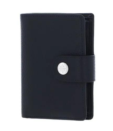 Picard Pure 1 Geldbörse Leder 13 cm - Blau - Hochwertige Portemonnaie aus Rindsleder mit modernem Design, bietet Platz für 8 Kreditkarten und hat 2 Geldscheinfächer. Ideal für den Alltag!