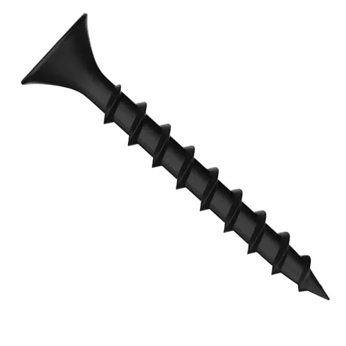 PARCO Deutsche Premium Schnellbauschrauben, Gipskartonschrauben, Rigipsschrauben, Gipsplattenschrauben | Schwarz, 3,9x45mm Grobgewinde PH2 500 Stück