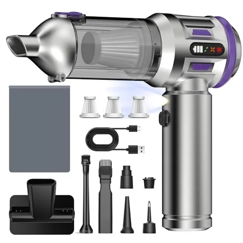 Handstaubsauger 26000 Pa – Kabellos 4-in-1 mit Digitalanzeige